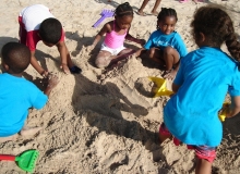 Building sand castles