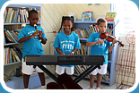 Musical students performing